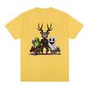 Game 99 Nights in The Forest Graphic T-Shirt Cartoon Deer Short Sleeve Boys Girls Crew Neck Casual T-Shirts Kids Anime Tee Tops