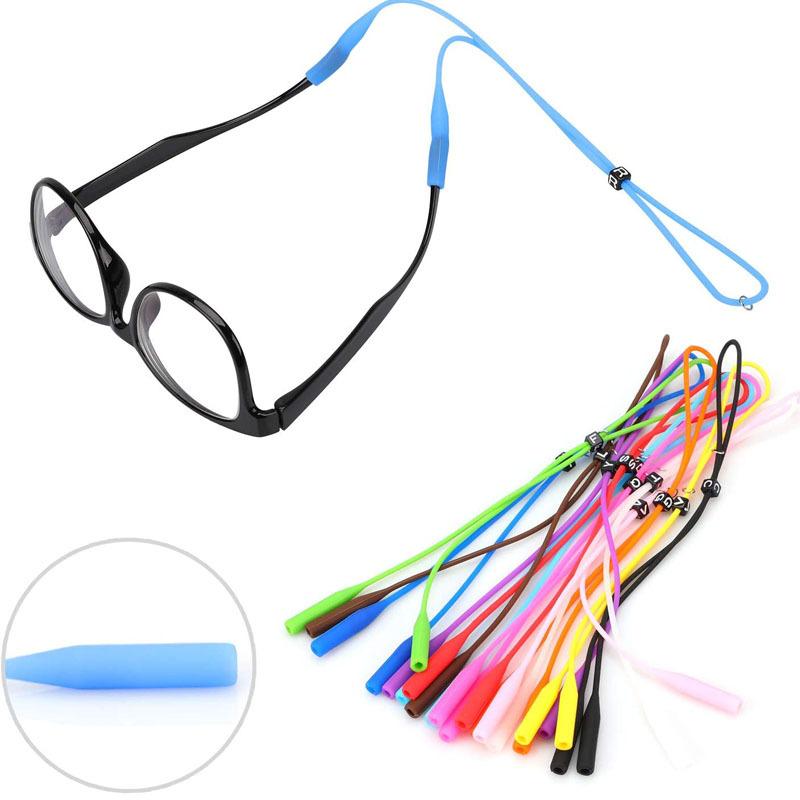 Silicone Round Head Buckle Glasses Cord Sports Non-slip Extra-long For Adults And Children Durable Comfortable
