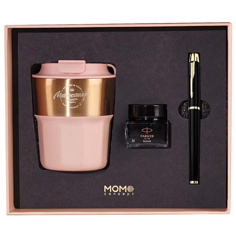 MOMOCONCEPT Geometric Coffee Cup & IM Fountain Pen Set