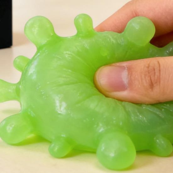 Splash Shaped Squeeze Ball Slow-Rising Soft Fidget Toy for Stress Relief Non-Sticky Portable Fun Decompression Gadget for Kids Adults
