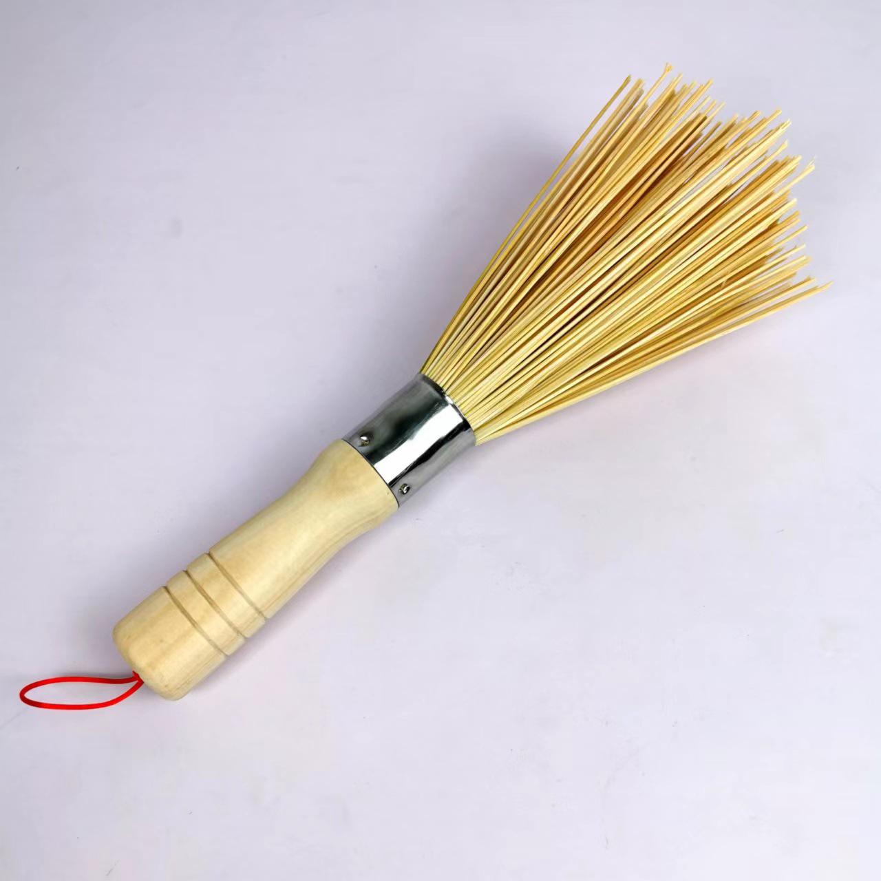 

Бесплатная доставка: Бамбуковая кухонная щетка для плиты и мытья посуды