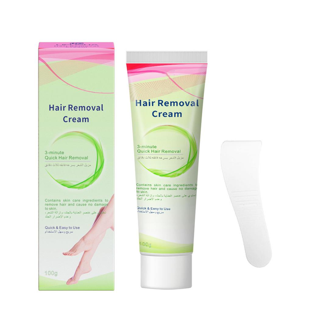 Zklidňující krém pro depilaci těla pro citlivou pokožku - Nedráždivý unisex depilační krém s jemnou a hladkou depilační zkušeností