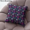 Bohemian Floral Print Throw Pillow Covers  Pattern Cushion Cover Suitable For Sofa Bedroom Car Pillow Cover