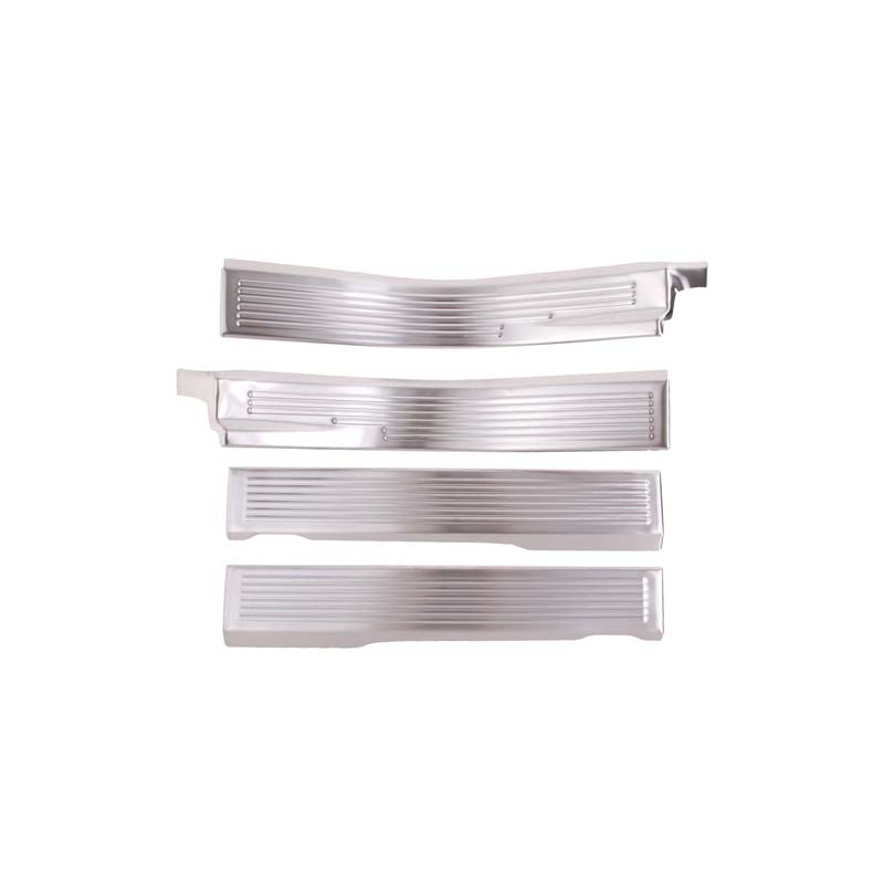 For Hummer H2 2003-2009 Stainless Steel Car Door Sill Strip Door Sill Scuff Plate Decor Sticker Car Accessories