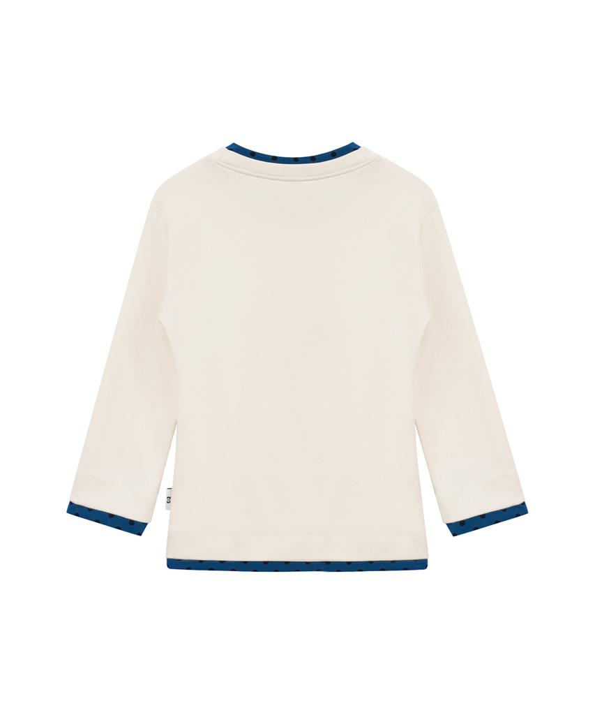 Mileko Mini Dot Trim T Ivory