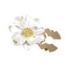 Decorative Shirt Button Covers Pearlized Flower Shape Cufflinks Clip For Shirt Jackets Dress Costume Uniform Decoration