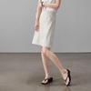 SOFSIL Women's High-Waisted A-Line Midi Skirt