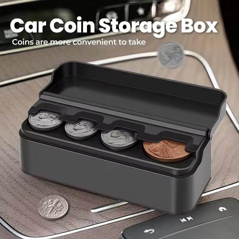 Auto Münzfach Kleine Aufbewahrung Zuhause Doppelzweck Wechselgeldbox Kreatives Münzportemonnaie Euro Spender Halter Etui Geldbörsenhalter Geldboxen