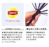 Because Lipton Women's Clear Folding Umbrella, Fruit in Tea Mini, Green, B-055262