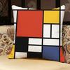 Piet M-Mondrian Art Pillow Case Pillowcase, Double-sided Printed, Sofa Cushion, Bedroom Headboard Pillow