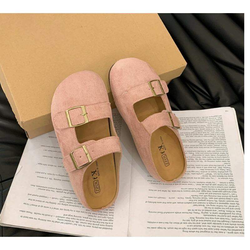 Boken Flip-flops Summer and Spring Thick-soled Shoes Muller and Mary Jane Shoes Half Slippers