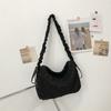 Cotton Girl Sash Bag With Bowknot Closure For Daily Casual Use