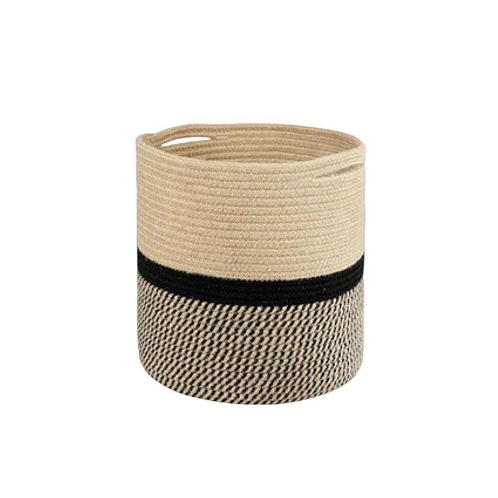 Woven Flower Baskets, Handmade Woven Baskets, Green Plant Floor Pots, Straw Woven Flower Pots