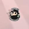 Stylish Alloy Cartoon Character Brooch Doctor Mask Inspired Badge For Fashion Enthusiasts