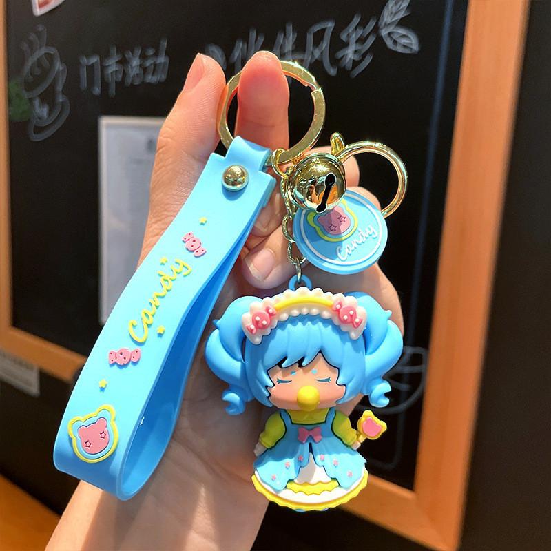 

Стильный брелок Лолита для девочки, милый креативный держатель для ключей от машины, идеально подходит для дней рождений и вечеринок StyleF