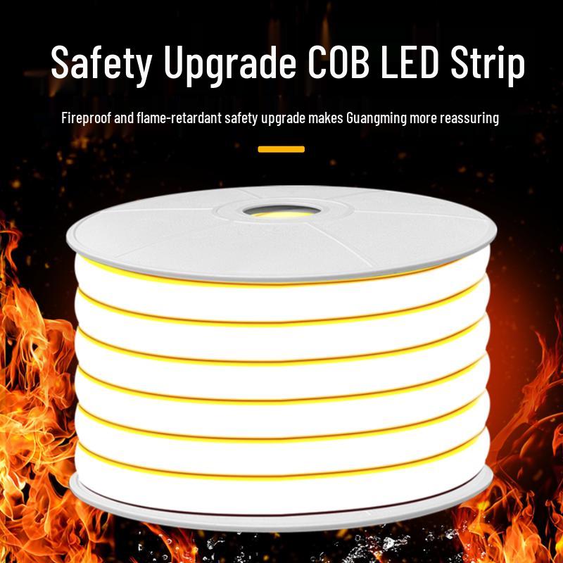 OEING Outdoor 220V Self-Adhesive White LED Strip Light