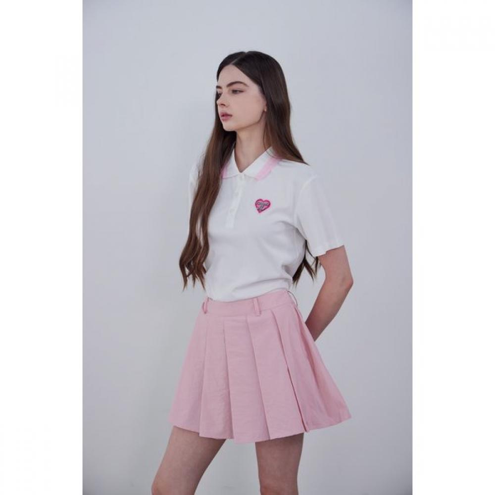 

Goxo ShorT Sleeve Collar T shirT whiTe FallIng In Golf M