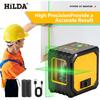 Compact High-Precision 2-Line Green Laser Level with Ultra-Bright Infrared Projection