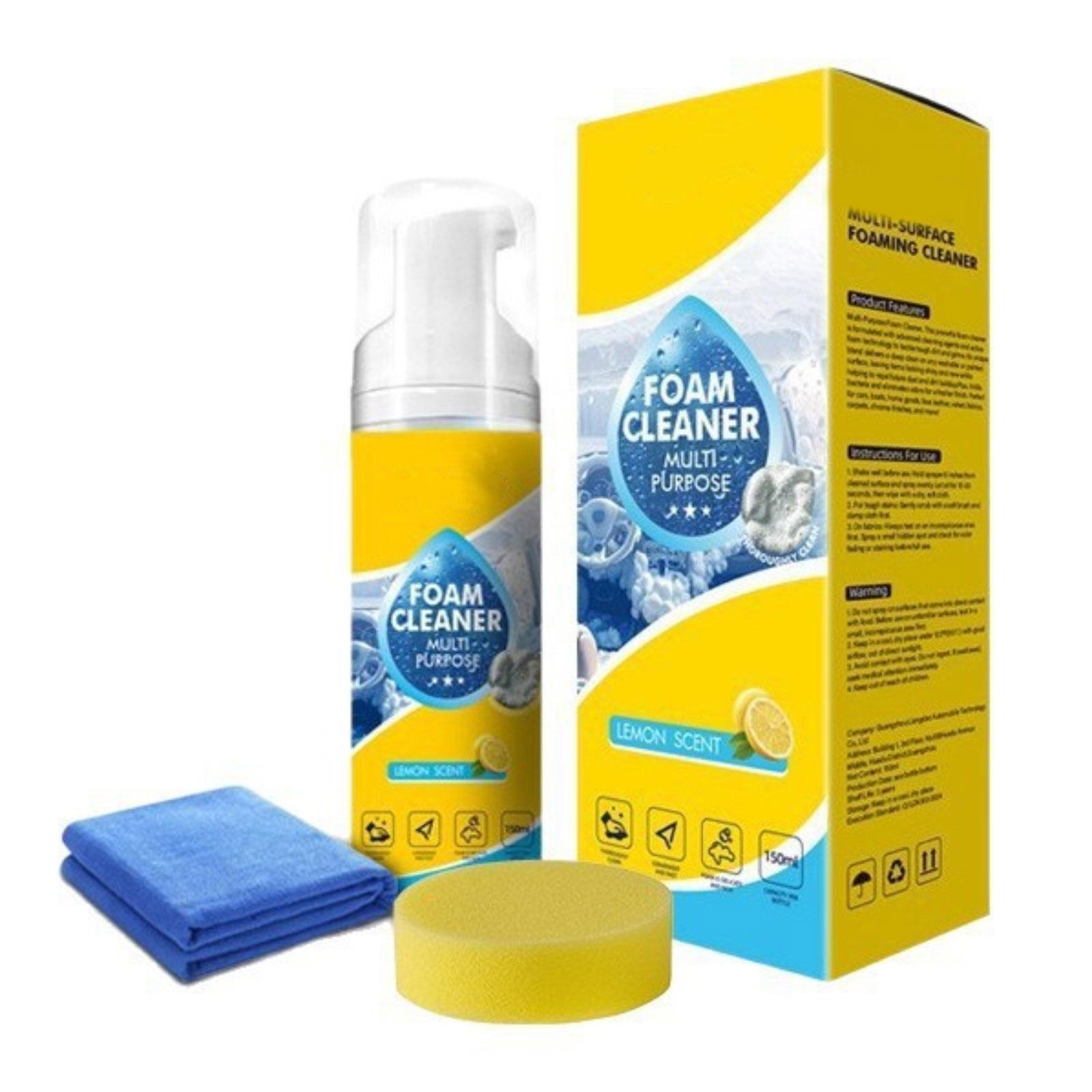 

Neutral Foam Cleaner For Car Interiors, Headliner, Leather Seats, Shoes, And Sofas; Stain Remover And Cleaner 150ml One Size білий