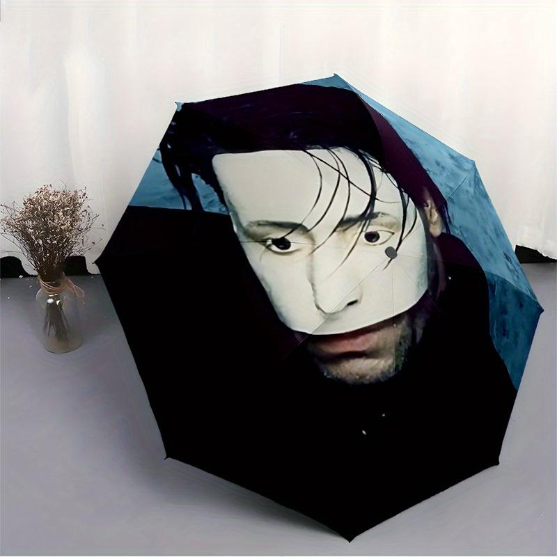 Rammstein Automatic Open/Close Umbrella   Compact Travel Umbrella, 8 Rib Heavy Duty Construction, Ideal Gift, 177