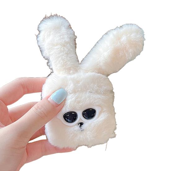 Plush Rabbit Dog Earbud Case for AirPods 1/2/3/4 for AirPods Pro 1/2/3 Bluetooth-compatible Wireless Earphone Charging Case Cover Headphone Protective