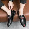 2024 High-end Oversized Men's Oxford Shoes, Breathable British Wedding Groom Business Soft Sole Casual Shoes