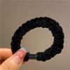 Vintage Velvet Bowknot Hair Scrunchies Hair Tie Women Girls Elegant Ponytail Large Bows Hair Rubber Bands Hair Accessories