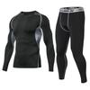 "Men's Quick-Dry Compression Sports Suit for Autumn/Winter - Basketball, Running & Fitness"