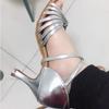 Latin Dance Shoes for Women and Adults, 7.5cm High Heels, Soft Soles, National Standard Dance Shoes, Suitable for All Seasons