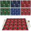 Festive Snowflake Table Mats - Imitation Linen for Christmas & Holiday Parties