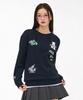 CHASECULT Unisex Kitsch Artwork Sweatshirt - Navy