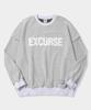 Igseukeoseu Lined Overfit Sweatshirt Light Gray (White)