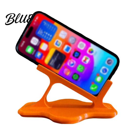 Stable Phone Stand Lazy Stand Ergonomic Curved Holder for Side Lying Bed Artistic Sofa Hands-Free Cradle Watching Video Portable Desk Accessory For