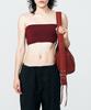 Vlot Eyelet Strap Hobo Bag [Red]