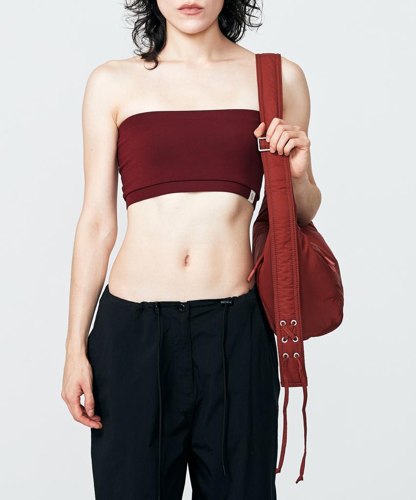 Vlot Eyelet Strap Hobo Bag [Red]