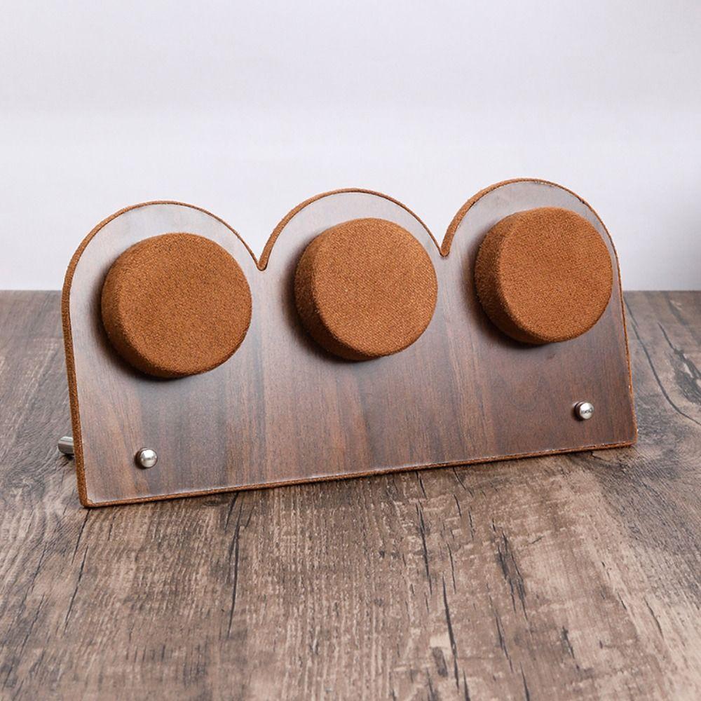 Walnut Wood Bracelet Tray Organizer Hand Jewelry Holder Fashion Jewelry Display Stand  Gift