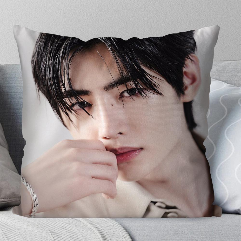 Park Sunghoon Cantante Pop Federa Quadrata Camera da Letto Divano Cuscino Comfort per il Tempo Libero Auto Soggiorno Decorazione per la Casa 40X40