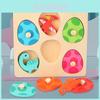 Wooden Puzzle Board With Dinosaur Eggs For Kids Learning And Brain Boosting