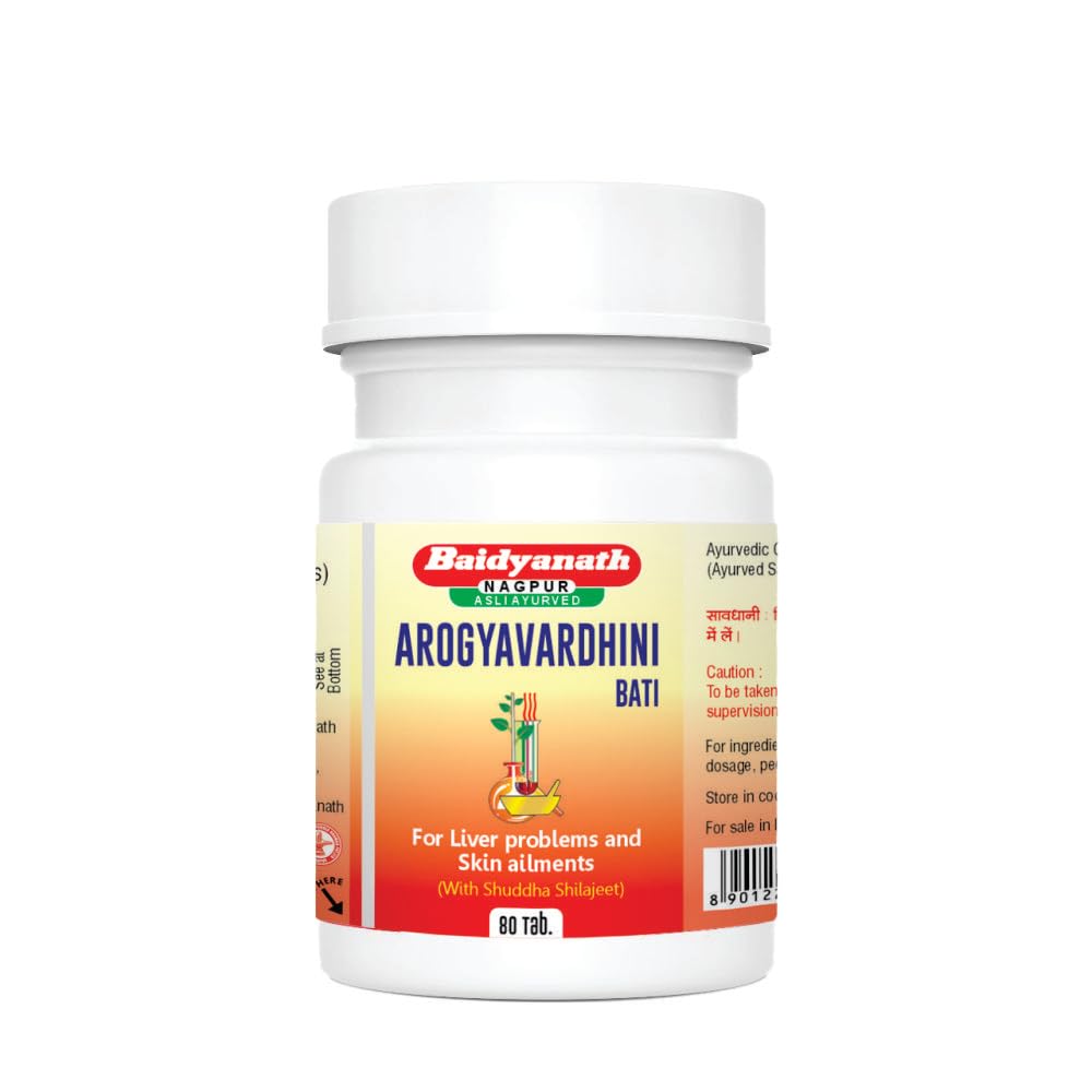 Baidyanath Asli Ayurved Arogyawardhini Bati 80 Tablets For Daily Wellness And Digestive Balance Support
