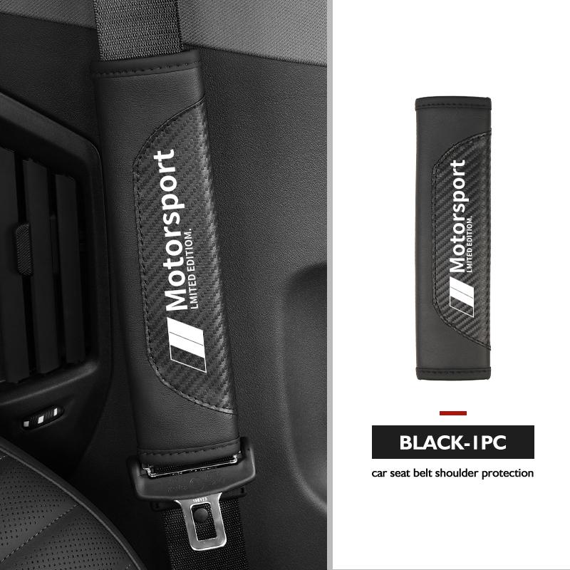 Car Safety Seat Belt Shoulder Sheath Protection Strap Cushion For BMW Performance 1 3 5 7 Series M E93 F20 iX1 iX2 iX3 iX5 iX6