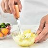 Potato Masher Wooden Handle Thicken Stainless Steel Sweet Potatoes Mashing Tool Crusher Pusher Kitchen Creative Gadget Ya828