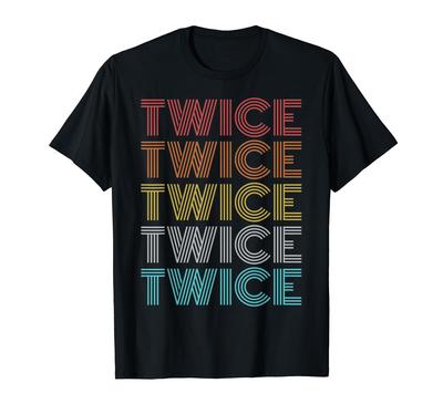 Retro Vintage Twice T-shirt
