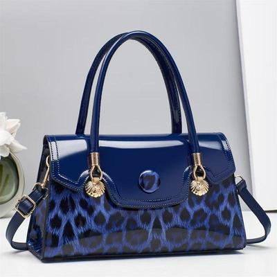 Trendige Umhängetasche mit Leopardenmuster für Damen - Vielseitige Einzel-Schulterhandtasche für Mütter mittleren Alters