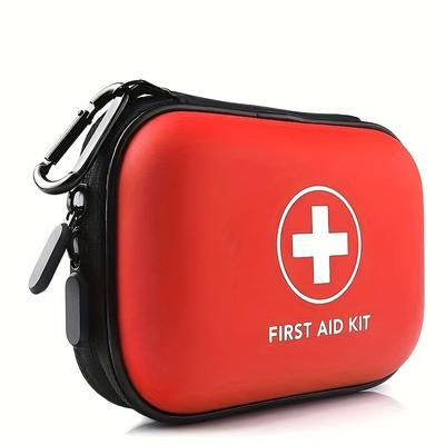 Trousse de premiers secours EVA 80 pièces, trousse de premiers secours de survie d'urgence, adaptée aux voyages, à l'extérieur, à la maison, au bureau, au camping, à la randonnée, etc.