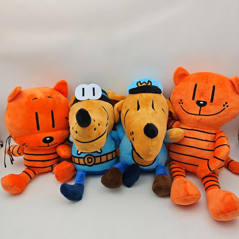 Anime Dog Plush Toys Doll Dogman Plush Soft Stuffed Cartoon Animals Toys Gifts for Children Kids Xmas Birthday