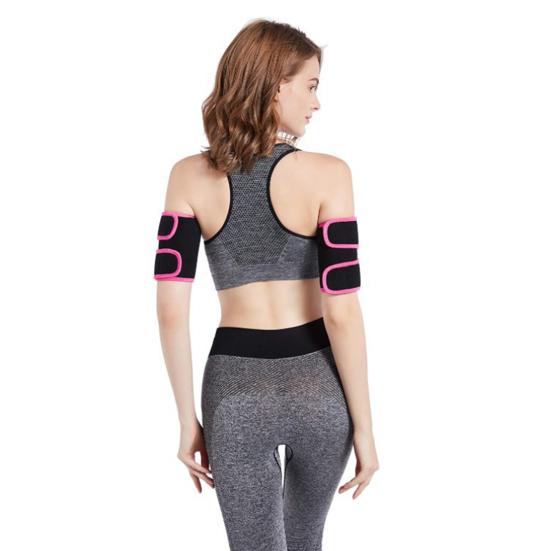 Arm Trimmer for Men Women Neoprene Compression Sauna Sweat Arm Trainer Sleeve Adjustable Slimmer Band Wraps for Workout Sport