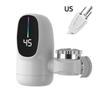 Electric Instant Hot Water Faucet Led Temperature Display Tool Free Installation