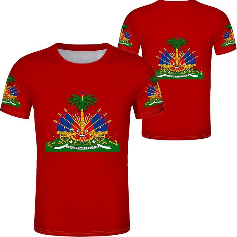 HAITI Flag National Emblem T-Shirts 3D Printed TShirt Summer T Shirt Fashion Kids Casual Boys Girls Tees Tops Children Clothing
