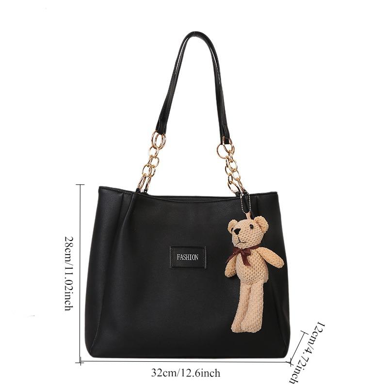New Versatile Shoulder Bag, Large Capacity and Large Bag for Women, Stylish and High-end Commuting Tote Bags, Zipper Closure