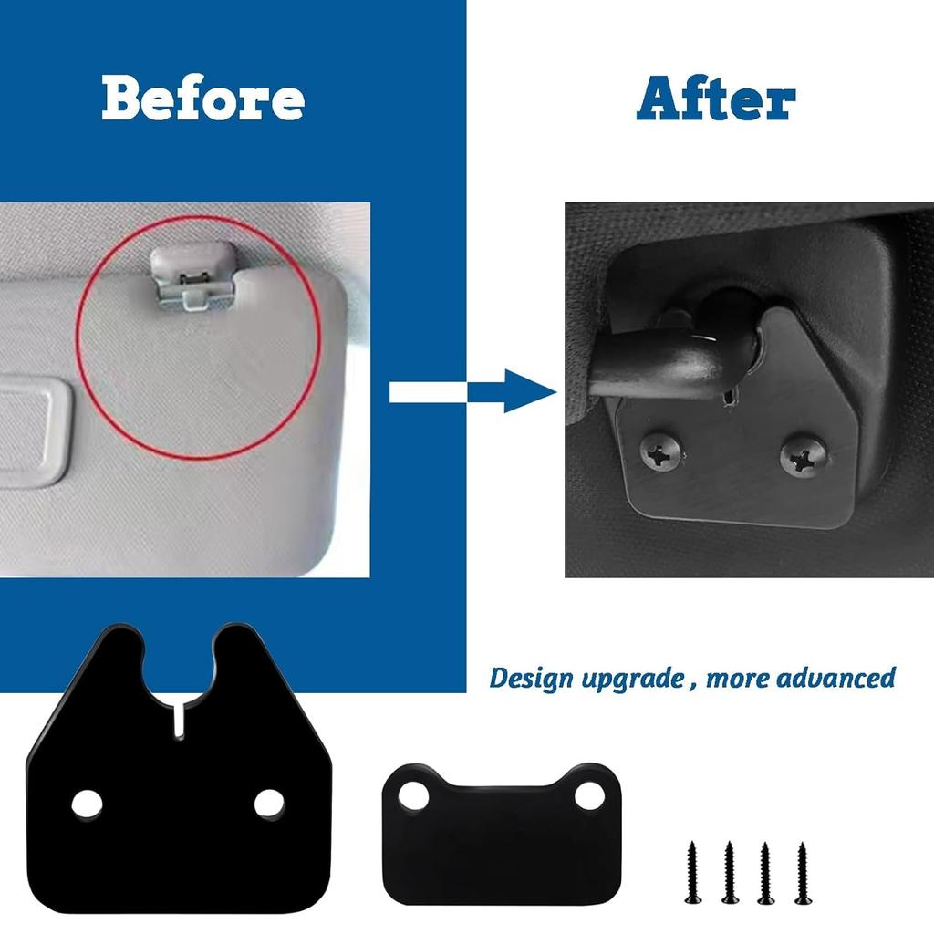 1PC Sun Visor Repair Kit,Sunshade Clips Fits for Dodge RAM 1500 Trucks -, Sun Visor Clip Fix Replacement Car Repair Kit Accessories